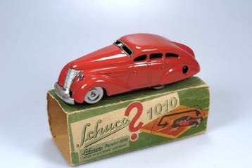 Schuco - Nr. 1010 Maybach Limousine Turn-Back Car, U.S.-Zone, Antiek en Kunst, Antiek | Speelgoed