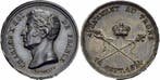 Frankreich Karl X Charles zilver Medaille 1824 Depaulis K..., Verzenden