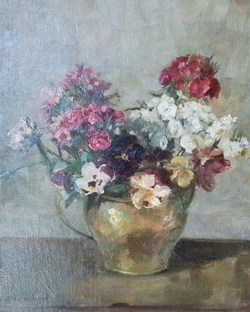 Luci van Groningen (1884-1970) - Bloemen stilleven