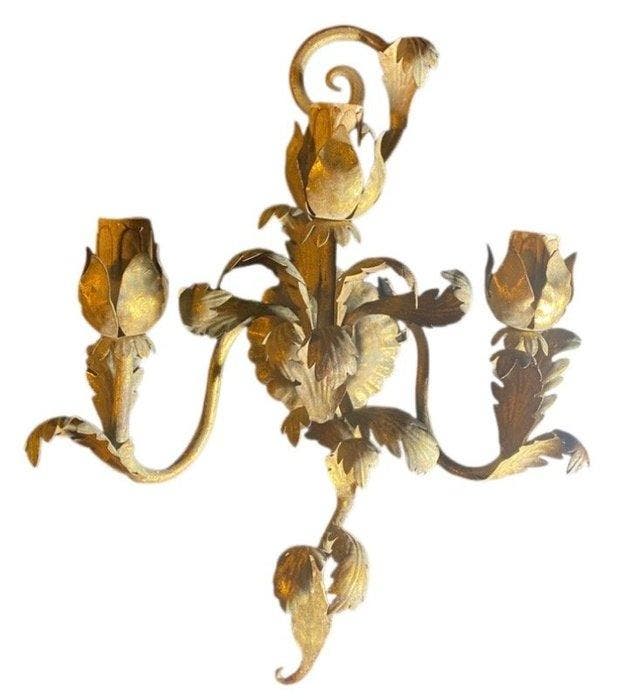 Wandkandelaar - Smeedijzer, Antiek en Kunst, Curiosa en Brocante