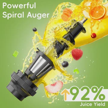 BioloMix Slowjuicer - Koude Persing, Hoge Sapopbrengst & Sti, Verzenden, Nieuw