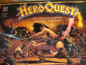 Milton Bradley - Bordspel - HEROQUEST - Plastic