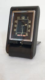 Wekker - Jaeger-LeCoultre - Leder, Hout, Glas - 1930-1940 -