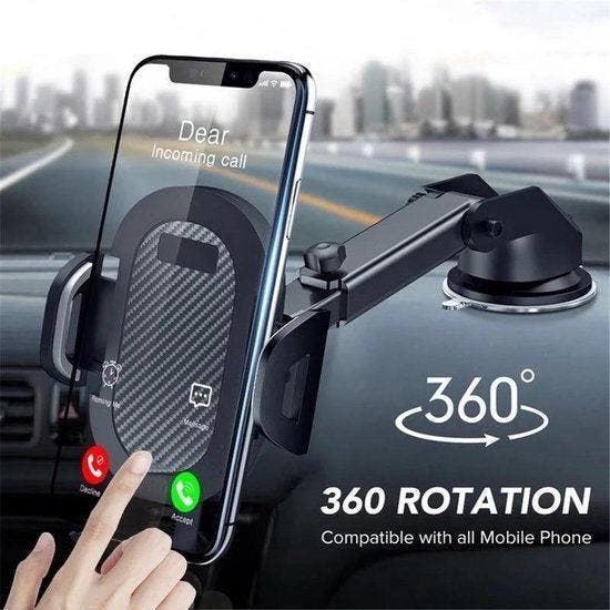 Telefoonhouder auto – Zuignap Sunction Cup – Verstelbare, Telecommunicatie, Telefoonhouders, Ophalen of Verzenden