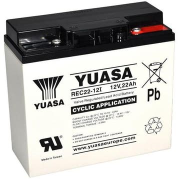 Yuasa Rec22-12I Accu 12V 22Ah 181X77X167, Auto-onderdelen, Accu's en Toebehoren, Verzenden, Nieuw