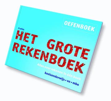 Het grote rekenboek oefenboek 9789491263415, Boeken, Schoolboeken, Verzenden, Zo goed als nieuw