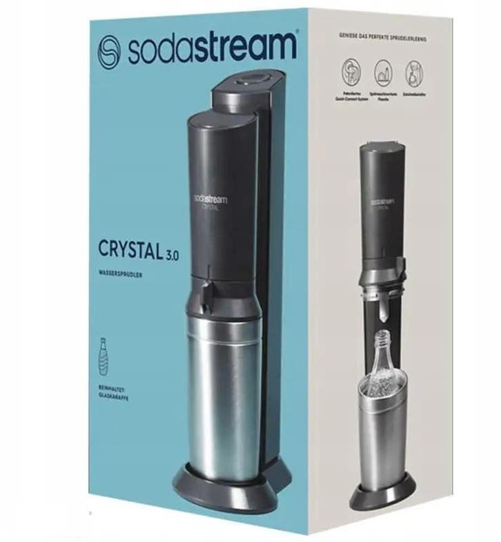 SodaStream | Crystal 3.0 | Koolfles en glazen karaf, Witgoed en Apparatuur, Bruiswatermachines, Nieuw, Ophalen of Verzenden