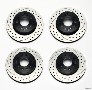Wilwood Rotor Kit Front/Rear-Drilled 65-82 Corvette C2/C3, Auto-onderdelen, Remmen en Aandrijving, Ophalen of Verzenden, Nieuw