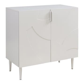 Commode Starvili dressoir 75x76x38 cm beige [en.casa], Verzenden, Nieuw