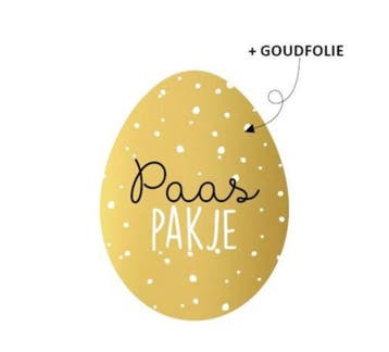 10x sticker  PaasPakje pasen (Stickers), Ophalen of Verzenden, Nieuw, Meerdere stickers
