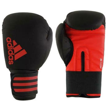 Adidas Hybrid 50 (Kick)bokshandschoenen - Zwart/Rood, Ophalen of Verzenden, Nieuw