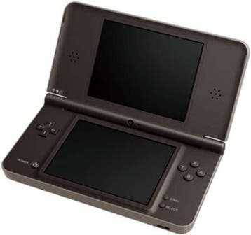 Nintendo DSi XL Zwart/Bruin (Nette Staat) (DS Spelcomputers), Spelcomputers en Games, Ophalen of Verzenden, Zo goed als nieuw