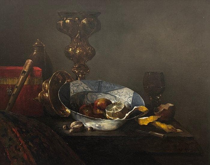 Willem Claesz Heda (1594–1680), Navolger van - Stilleven, Antiek en Kunst, Kunst | Schilderijen | Klassiek