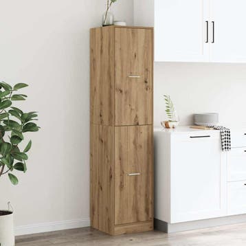 vidaXL Apothekerskast 40x41x174,5 cm bewerkt hout artisanaal, Huis en Inrichting, Verzenden, Nieuw