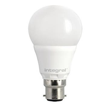 Led lamp B22 | Peer | Integral (4.2W, 470lm, 2700K, Dimbaar), Huis en Inrichting, Lampen | Losse lampen, Verzenden, Nieuw
