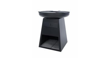 Havana BBQ Grill Plancha Zwart Vuurschaal Fire Pit Staal..., Verzenden, Nieuw