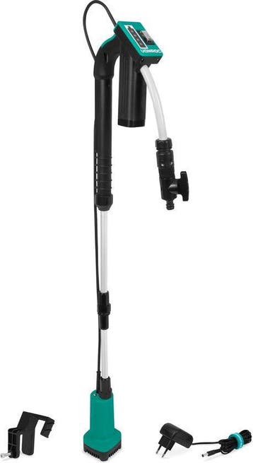 2dekans | VONROC Regentonpomp 12V met accu - 50W - 1500 lt/u, Ophalen of Verzenden, Zo goed als nieuw