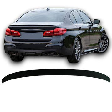 Spoiler voor BMW 5 Serie G30 2017-2024 | glans zwart
