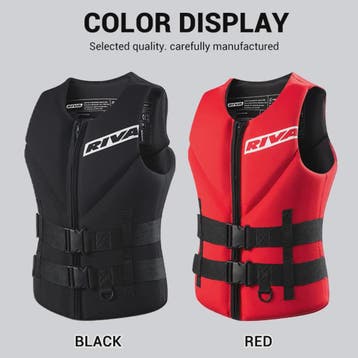 Veiligheidsvest Volwassenen - Neopreen Reddingsvest voor Wat, Watersport en Boten, Verzenden, Nieuw