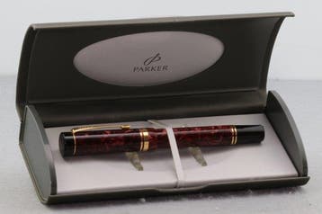 Parker - Duofold MKI centennial marron marble - Vulpen, Nieuw