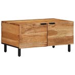 vidaXL Salontafel 80x50x40 cm Massief Acaciahout, Huis en Inrichting, Tafels | Salontafels, Verzenden, Nieuw, Overige houtsoorten