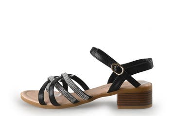 Claudia Ghizzani Sandalen in maat 38 Zwart, Claudia Ghizzani, Verzenden, Zwart, Sandalen of Muiltjes