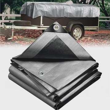 Waterdicht Tarpaulin Zeil 1.9x3m - Heavy Duty Beschermhoes m, Verzenden