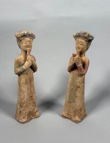 Oud Chinees, Tang-dynastie Terracotta Mingqi - 25 cm