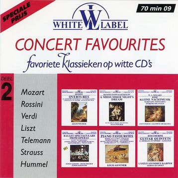 Mozart, Rossini, Verdi, Liszt, Telemann, Strauss, Hummel - C, Ophalen of Verzenden, Gebruikt