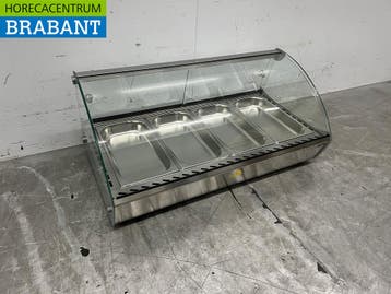 RVS Saro Warmhoudvitrine 46 liter 230V Horeca, Ophalen of Verzenden, Nieuw zonder verpakking