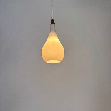 Plafondlamp - Glas, Hout