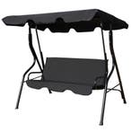 LIVSK Tuinschommelbank 3-Zits - Verstelbaar Dak - Gepoederco, Verzenden, Nieuw