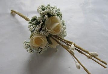 Corsage Miniroos New Style Pick Peach, Ophalen of Verzenden, Nieuw