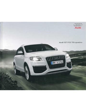 2008 AUDI Q7 HARDCOVER BROCHURE DUITS, Nieuw, Audi, Author