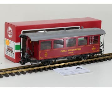 LGB 30562 DFB personenrijtuig B 2206, Metallrader, Hobby en Vrije tijd, Modeltreinen | Overige schalen, Gebruikt, Overige typen