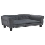 Bankje Hond 95x55x30 | Donkergrijs | Laatste Stuk!, Ophalen of Verzenden, Nieuw, Polyester