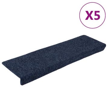 vidaXL Trapmatten Zelfklevend 5 stuks 65x21x4 cm Antraciet, Verzenden, Nieuw
