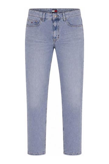 Tommy Jeans Broek in maat 33 Blauw, Tommy Jeans, Verzenden, Zo goed als nieuw, Blauw