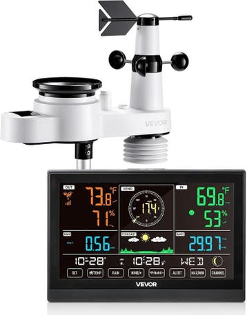 Digitale Weerstation 150m bereik | Laatste Stuk!, Ophalen of Verzenden, Zo goed als nieuw, Weerstation