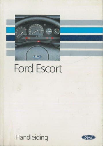 1990 Ford Escort Instructieboekje Handleiding Nederlands, Verzenden
