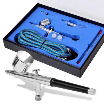 vidaXL Airbrush set 0,2 / 0,3 / 0,5 mm mondstukken, Verzenden, Nieuw