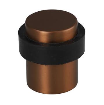 Deurstop vloermontage ø39x40mm PVD brons, Doe-het-zelf en Verbouw, Deuren en Horren, Verzenden, Nieuw