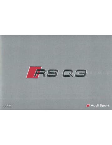 2016 AUDI RS Q3 BROCHURE DUITS, Nieuw, Audi, Author