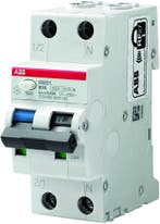 ABB aardlekautomaat / 25A, 30mA, C-kar, 1-polig+nul / DS201, Ophalen of Verzenden, Nieuw