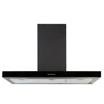 afzuigkap|90|cm zwart Led Nieuw gratis verzending, Wandschouwkap, Recirculatie, Nieuw, Ophalen of Verzenden