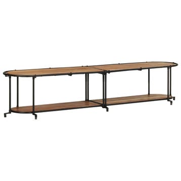 vidaXL Tv-meubel 200x42x40 cm massief acaciahout, Verzenden, Nieuw