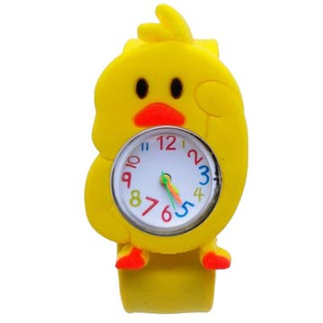 Fako - Kinderhorloge - Slap On Mini - Kuiken - Geel, Verzenden, Nieuw