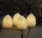 Sirius Clara Dennenappel LED-kaars *MEERDERE MATEN*, Huis en Inrichting, Woonaccessoires | Kandelaars en Kaarsen, Wit, Nieuw, Ophalen of Verzenden