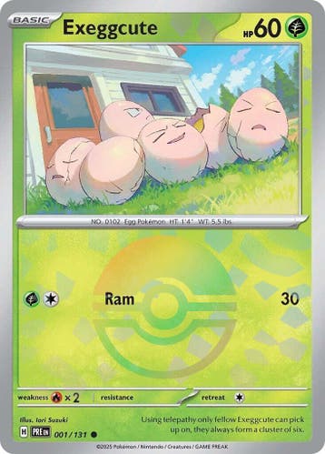 Exeggcute (Poke Ball 01), Ophalen of Verzenden, Nieuw