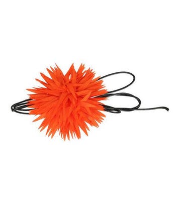 Haarband Bloem - Veter - Striklint - Oranje, Nieuw
